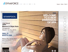 Tablet Screenshot of dynaforce.com.sg